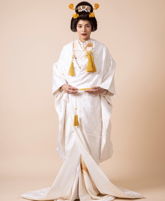 Authentique KIMONO JINJYA オーセンティック　神社　神社挙式　着物　白無垢　色打掛　神社婚　神前式