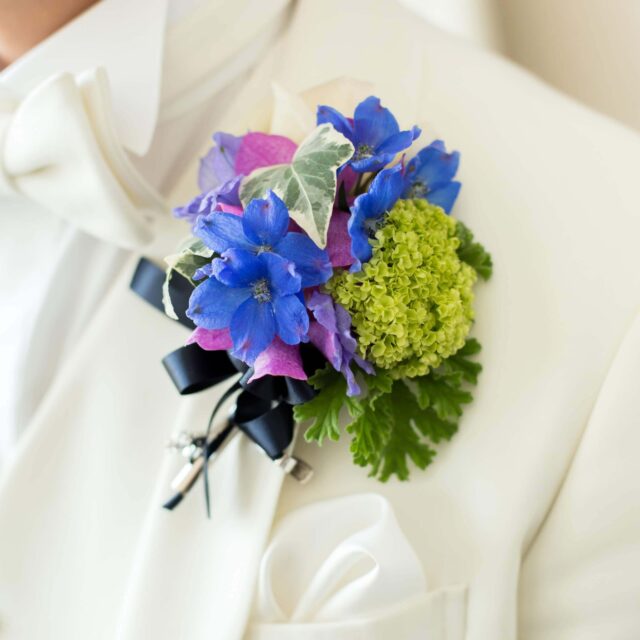 福岡　結婚式　ハカタギグランヒューリ　ブートニア