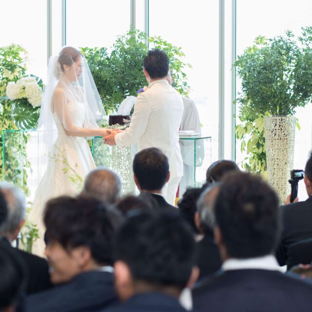 福岡　結婚式　ハカタギグランヒューリ　チャペル　教会式