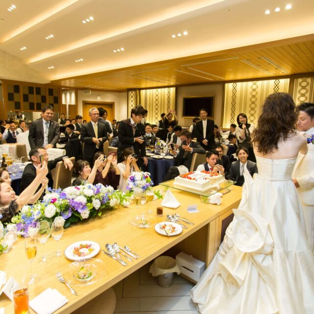 福岡　結婚式　ハカタギグランヒューリ　リュクスガーデン　披露宴　ウェディングドレス 　アントニオリーヴァ　ANTONIORIVA