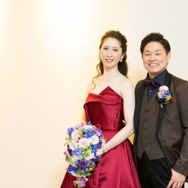 福岡　結婚式　ハカタギグランヒューリ　お色直し　カラードレス