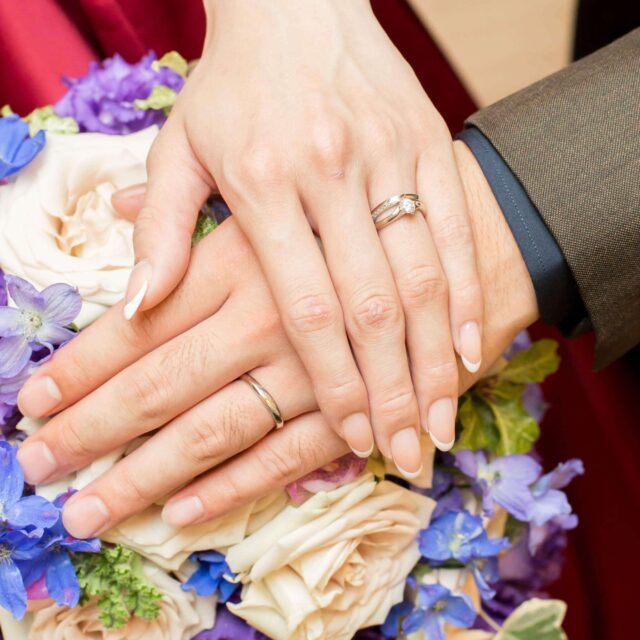 福岡　結婚式　ハカタギグランヒューリ　結婚指輪　マリッジリング　婚約指輪