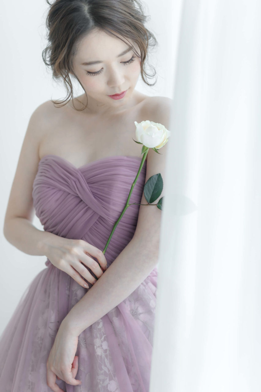 Fiore Bianca(フィオーレビアンカ)　カラードレス　Purple