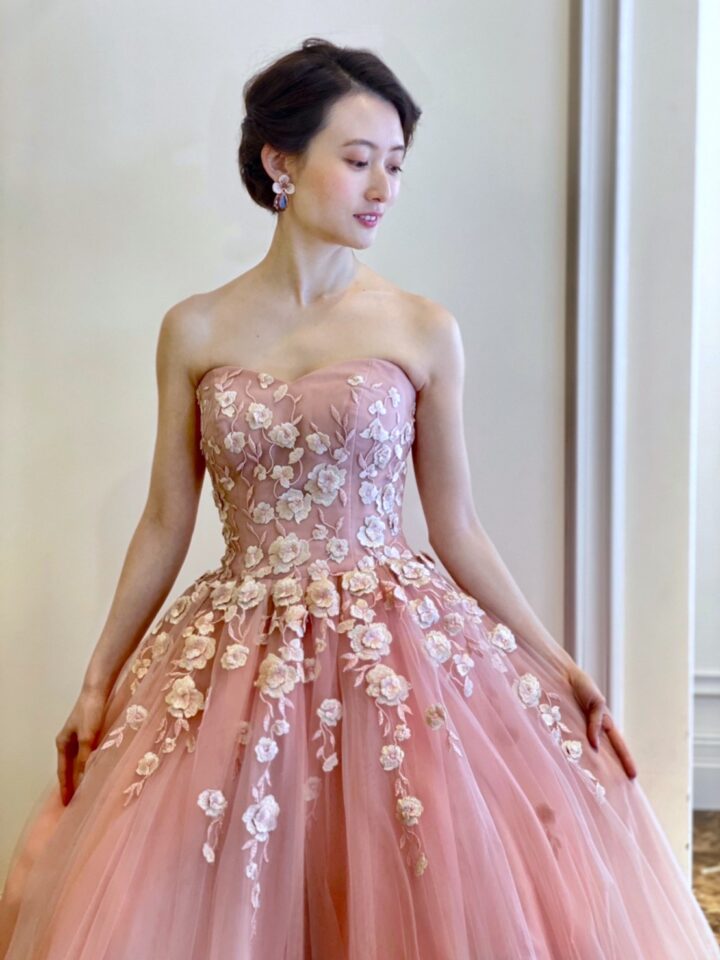 ピンク　THE SWEET COLLECTION by JUNO(ザスウィートコレクションバイジュノ )のオリジナルカラードレス