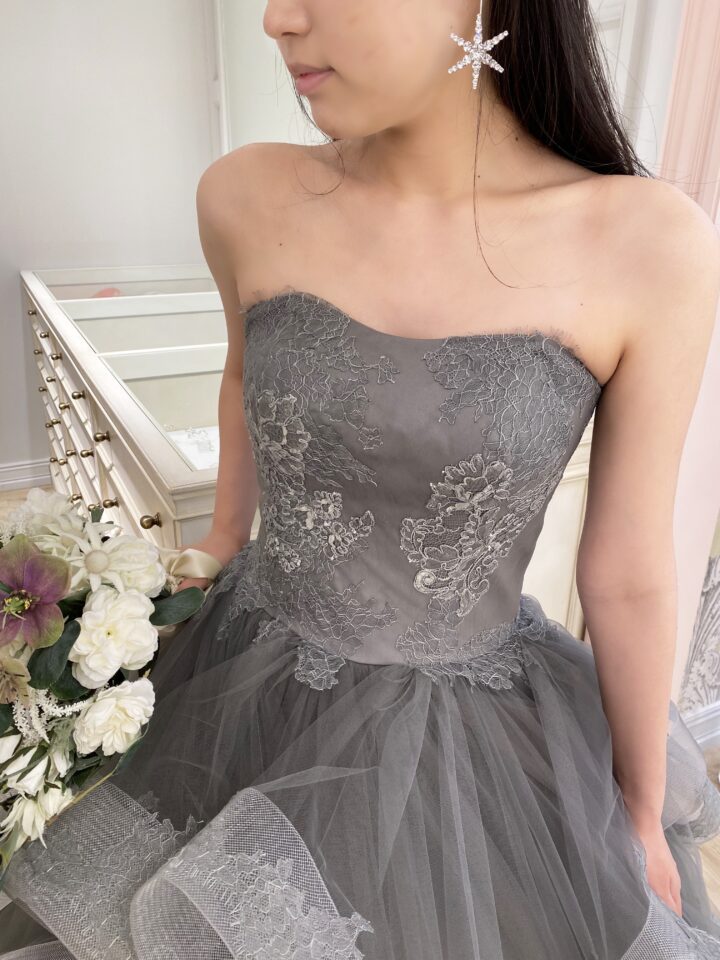 Fiore Bianca　オリジナルカラードレス【Fennel】　グレー