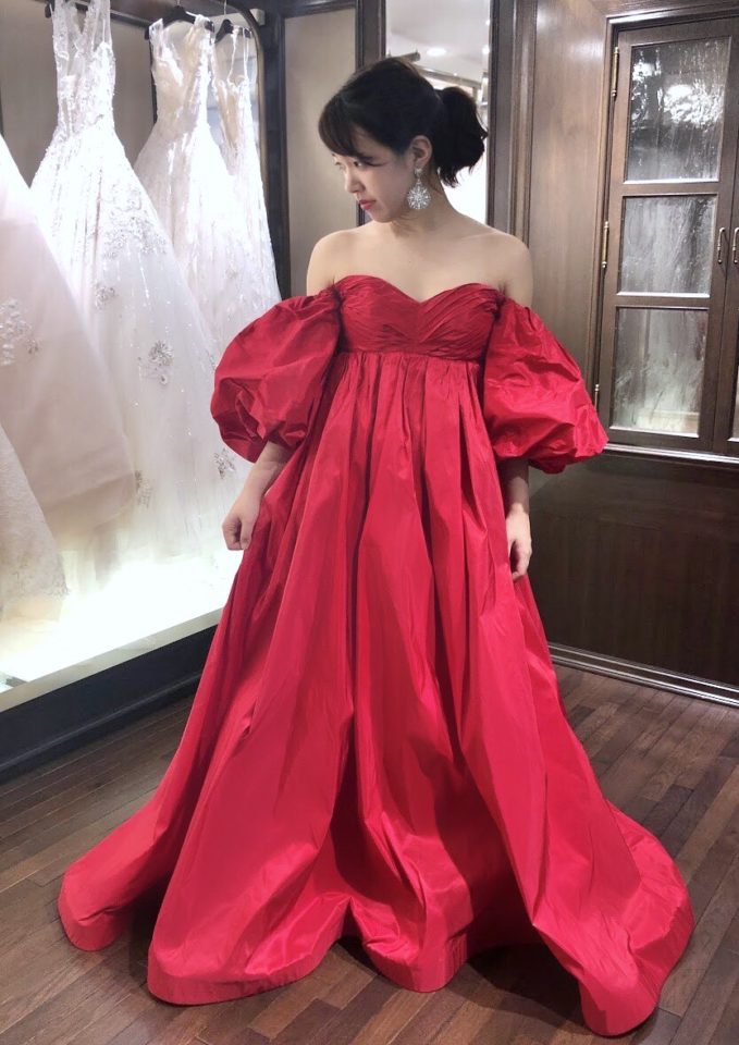 Francesca Miranda(フランチェスカミランダ)　赤　カラードレス