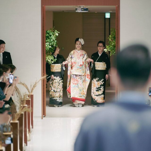 KOTOWA京都八坂　結婚式場　京都　和装人前式　色打掛