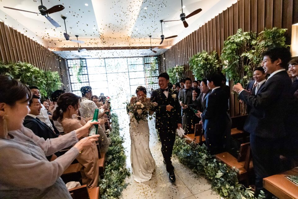 WITH THE STYLE(ウィズ ザ スタイル)　THE COZY MUSIC HALL 挙式　退場